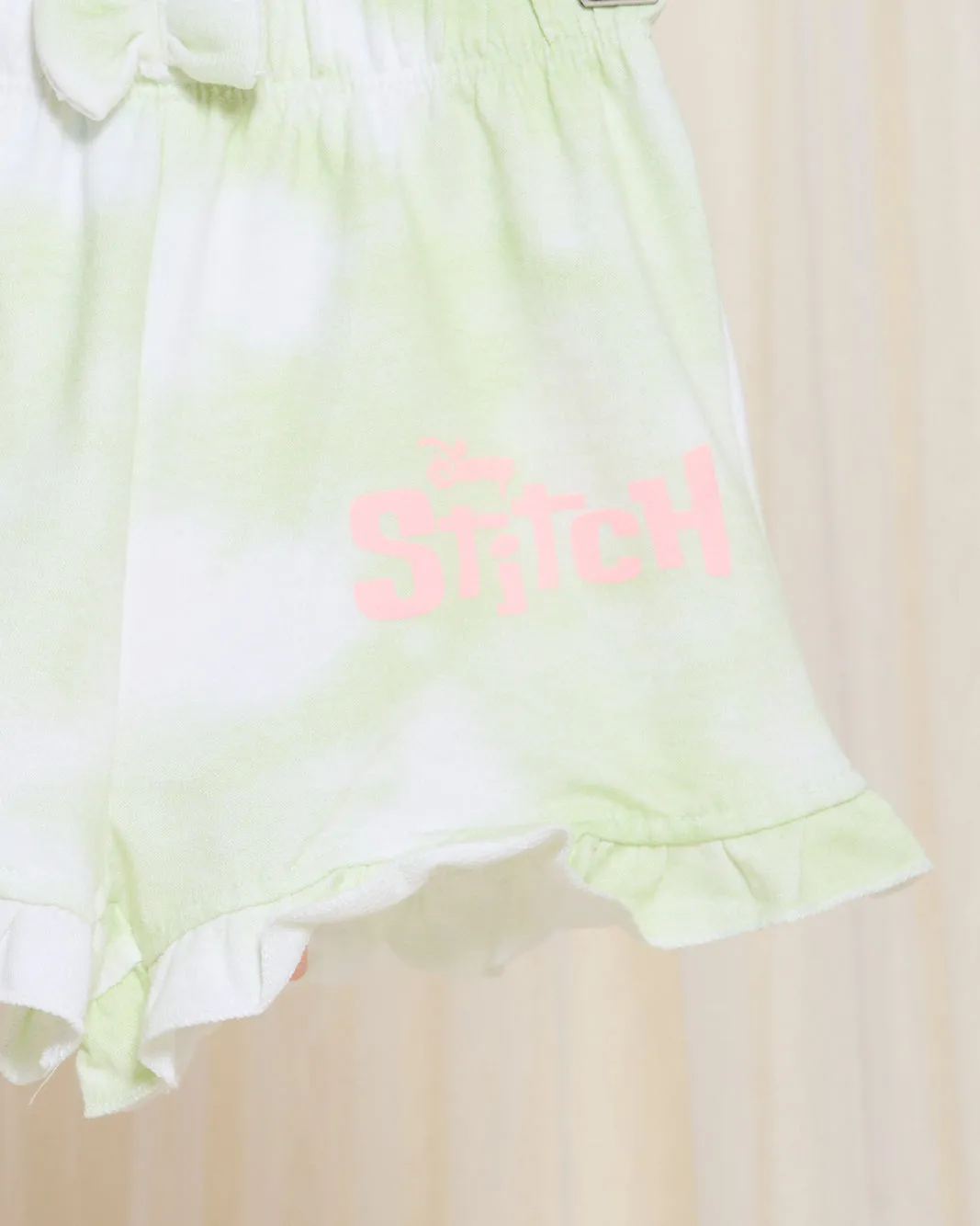 Infant Girls White Stitch Print Shorts sold by Redtag product image thumbnail 3