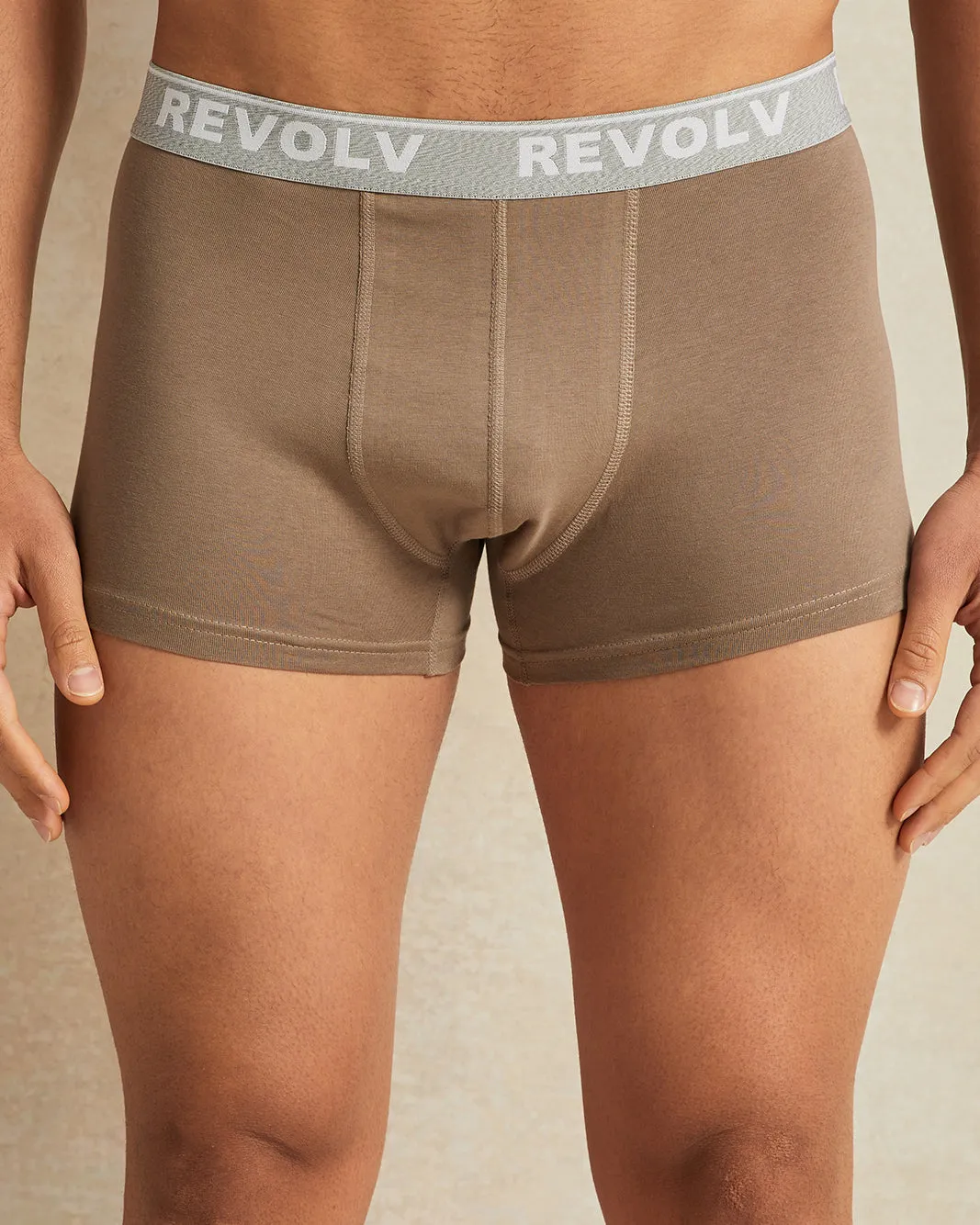 Men Plain Brown Hipster Set (Pack Of 2) sold by Redtag product image thumbnail 2