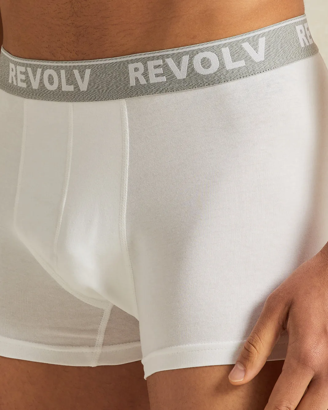 Men White Plain Hipster Set (Pack Of 2) sold by Redtag product image thumbnail 4