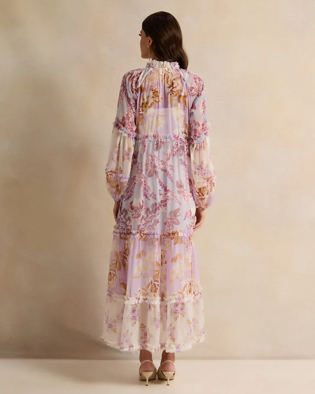 Women Assorted Long Sleeve Tiered Maxi Dress sold by Redtag product image thumbnail 3