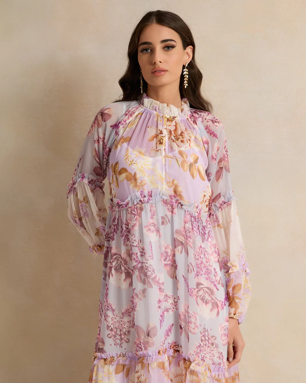 Women Assorted Long Sleeve Tiered Maxi Dress sold by Redtag product image thumbnail 2