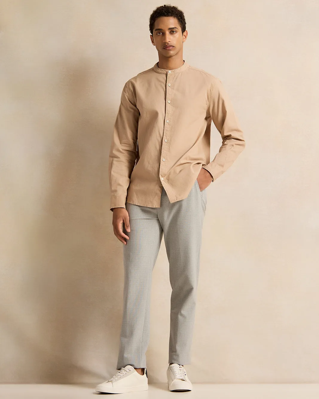 Men Grey Chino Pants sold by Redtag product image thumbnail 2