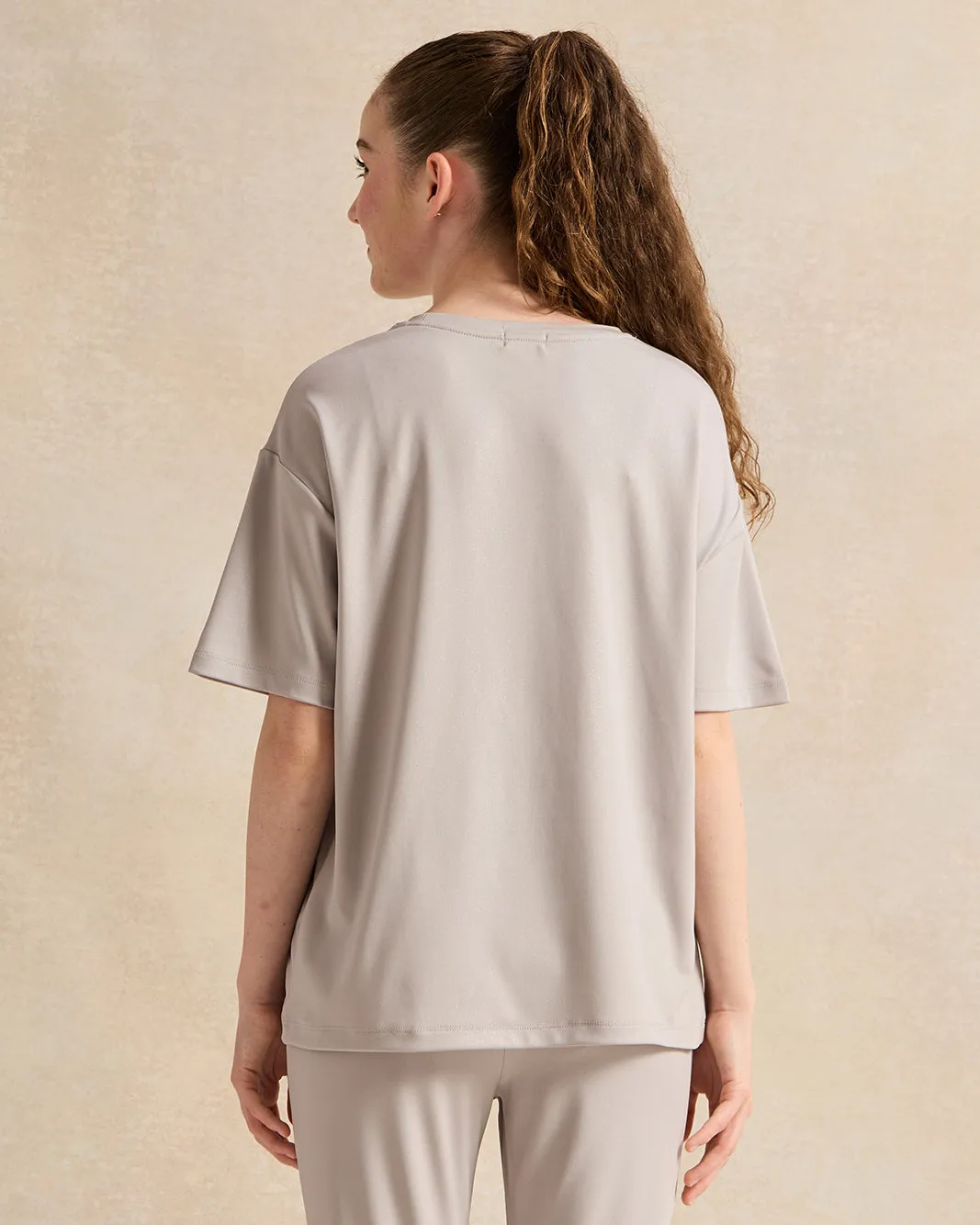 Senior Girls Grey Printed T-shirt sold by Redtag product image thumbnail 3