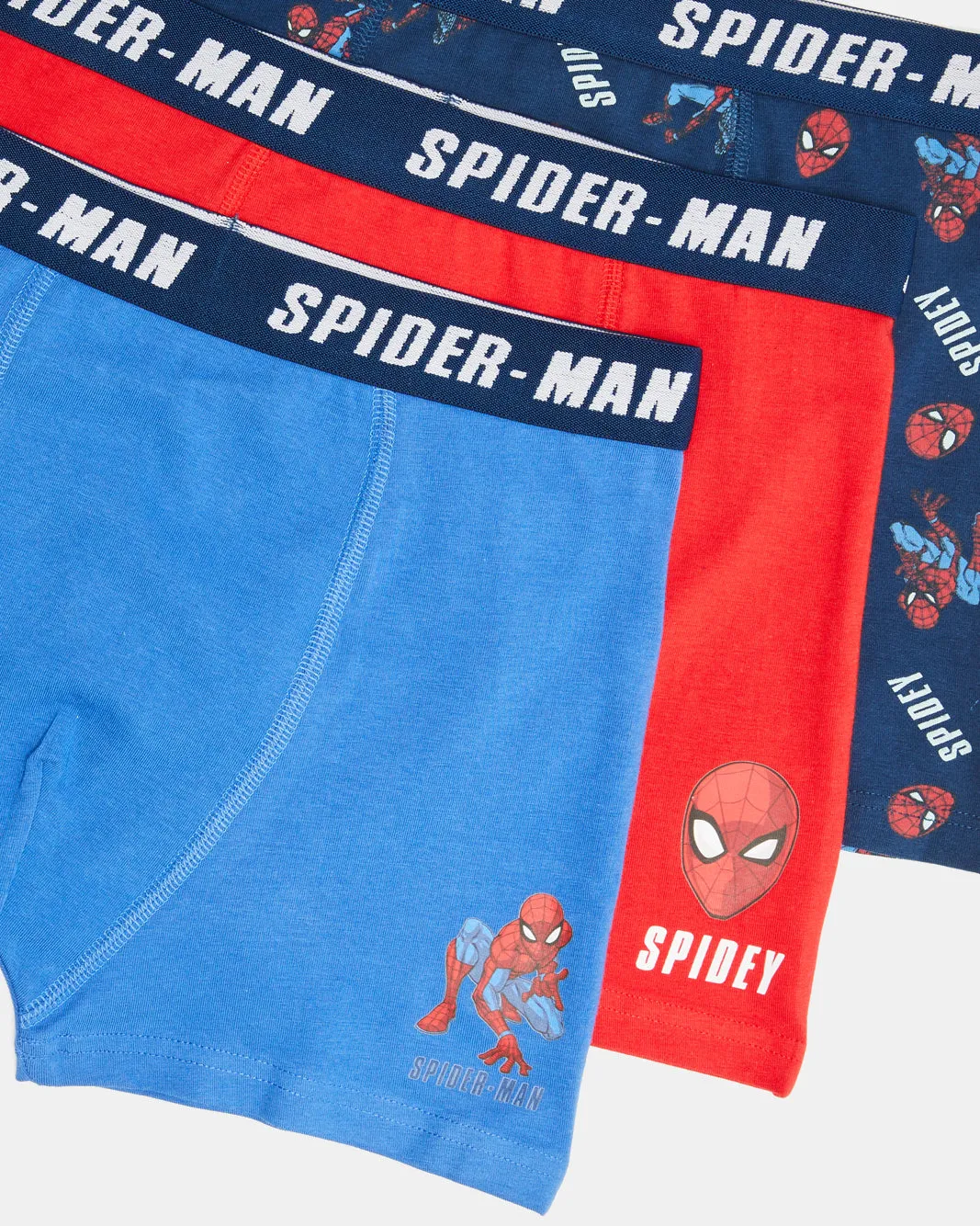 Senior Boys Assorted Spiderman Print Boxer Brief (Pack of 3) sold by Redtag product image thumbnail 3