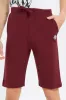 Senior Boys Burgundy Plain Active Short sold by Redtag