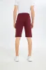 Senior Boys Burgundy Plain Active Short sold by Redtag
