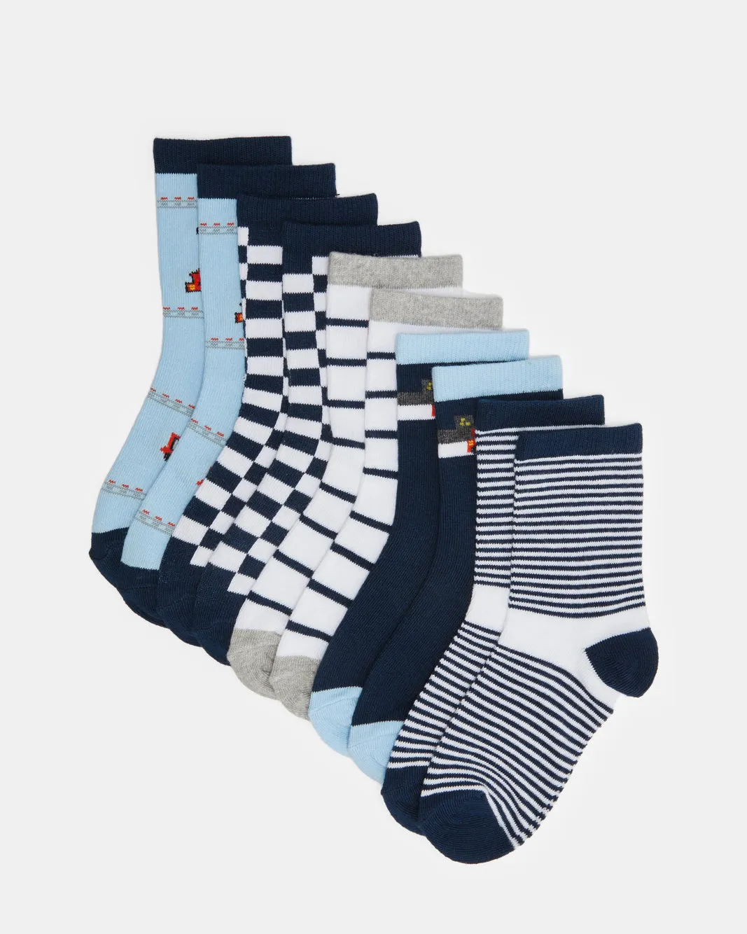 Boys Assorted Ankle Socks Set (5 Pairs) sold by Redtag