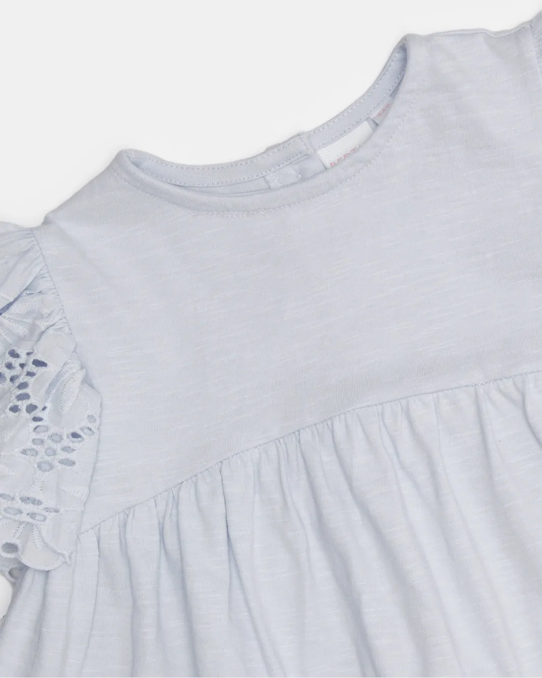 Infant Girls Blue Embellished Blouse sold by Redtag product image thumbnail 2