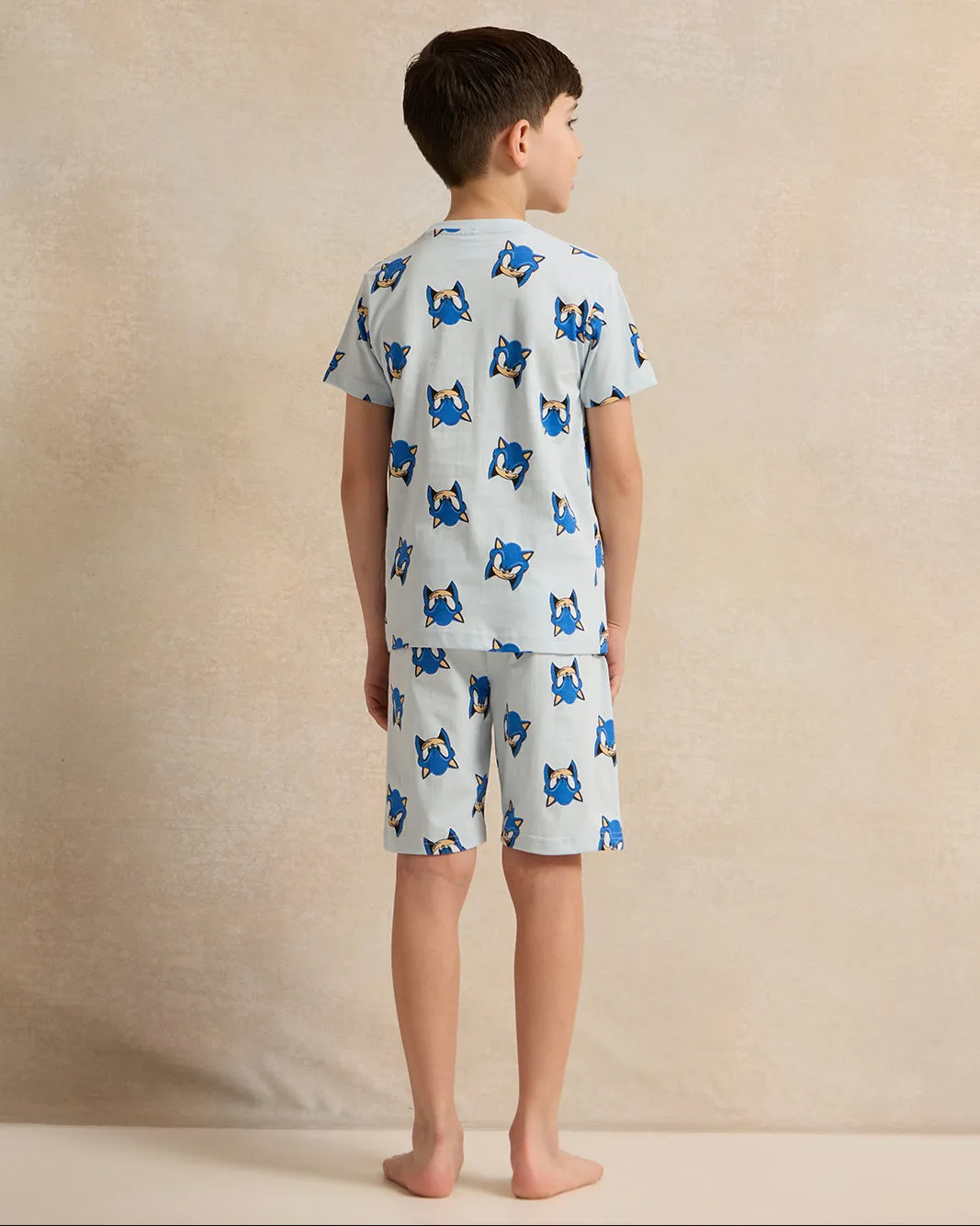 Boys Blue All-Over Print Pyjama Set (2 Piece) sold by Redtag product image thumbnail 4