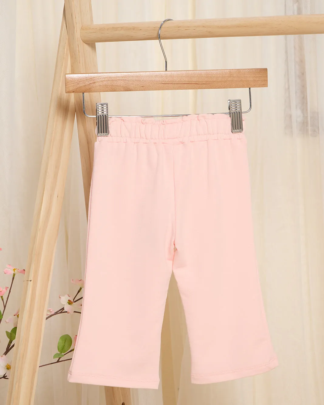 Infant Girls Pink French Terry Trouser sold by Redtag product image thumbnail 4