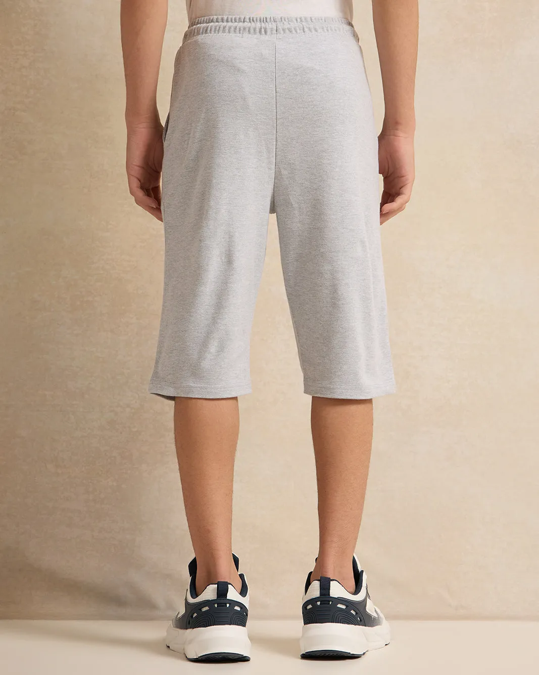 Senior Boys Grey Printed Active Shorts sold by Redtag product image thumbnail 3