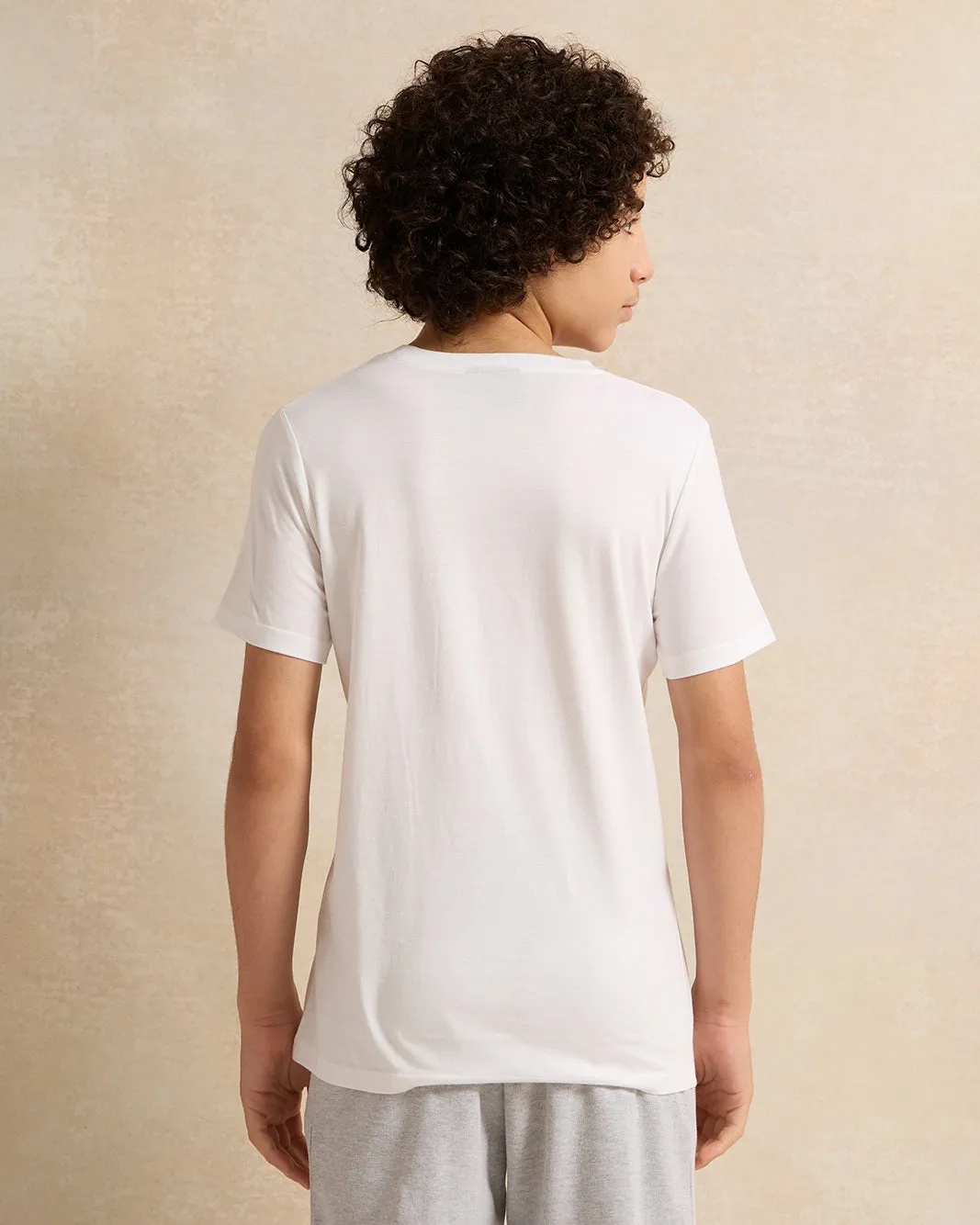 Senior Boys White Flying Dragon Minecraft T-Shirt sold by Redtag product image thumbnail 3