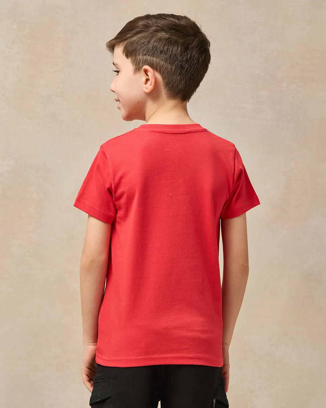 Boys Red Gamer Graphic Short Sleeve T-Shirt sold by Redtag product image thumbnail 3