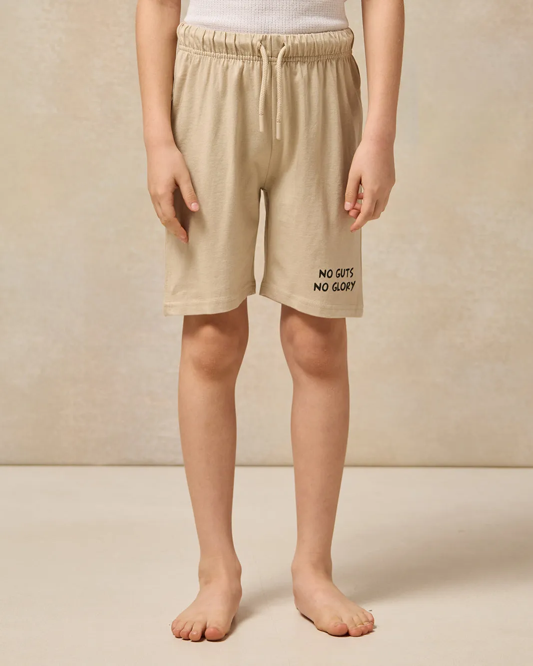 Boys Beige Printed Pyjama Set (2 Piece) sold by Redtag product image thumbnail 3