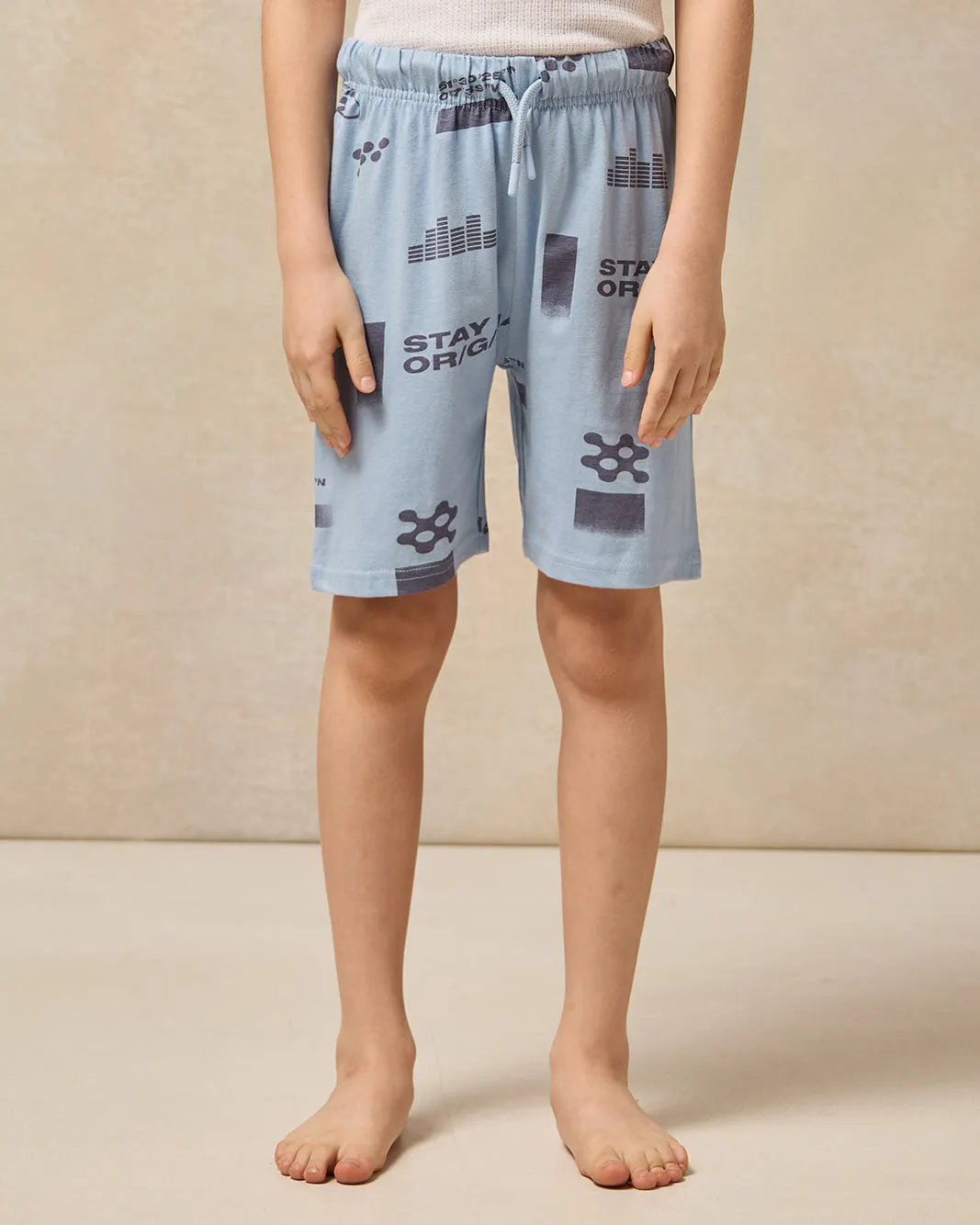 Boys Blue Printed Pyjama Set (2 Piece) sold by Redtag product image thumbnail 3
