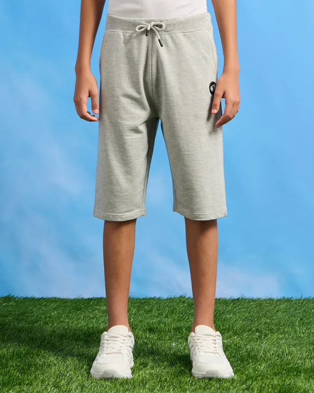 Senior Boys Grey Basic Active Shorts sold by Redtag