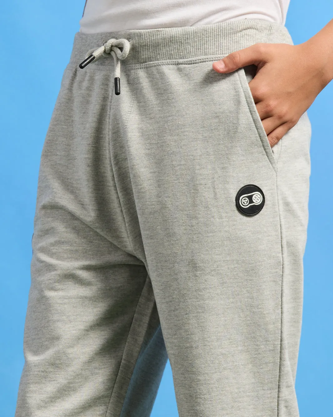 Senior Boys Grey Basic Active Shorts sold by Redtag product image thumbnail 4