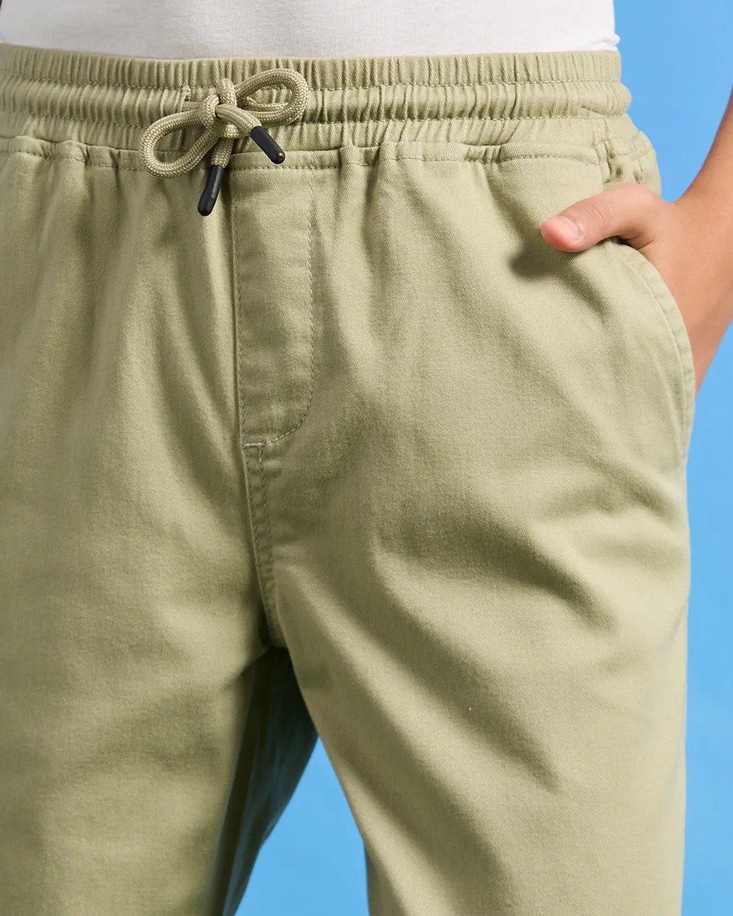 Senior Boys Mint Pull On Table Joggers sold by Redtag product image thumbnail 4