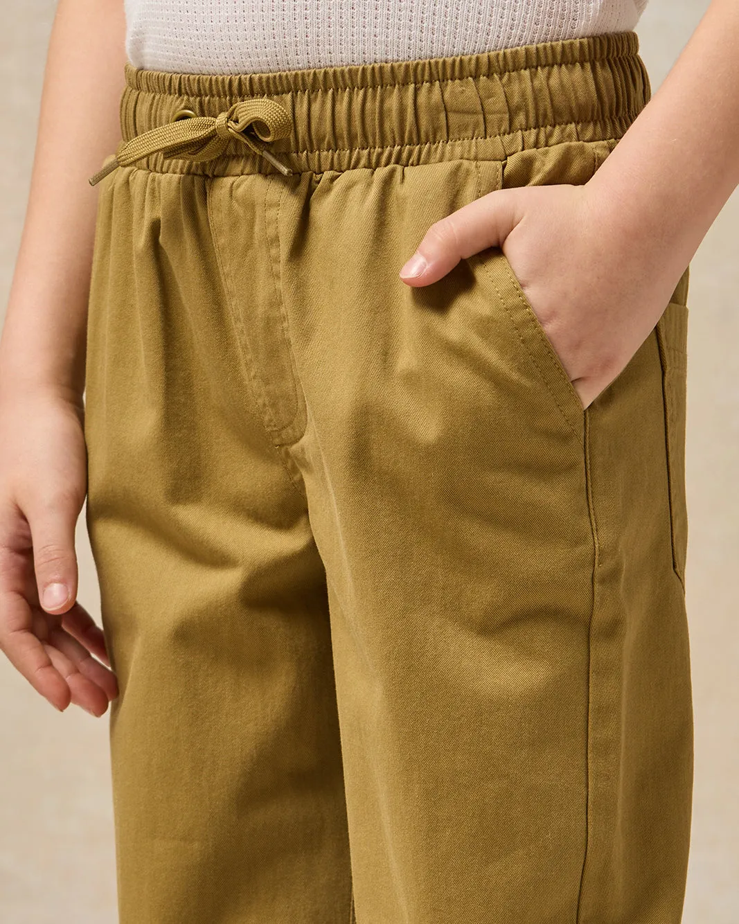 Boys Khaki Joggers sold by Redtag product image thumbnail 4