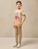 Boys Brown Solid Track Pants sold by Redtag