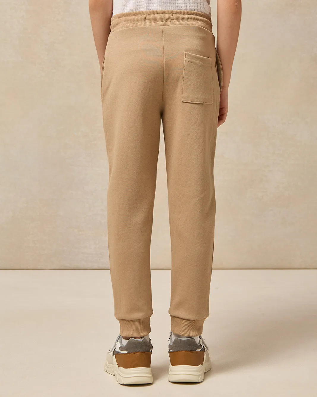 Boys Brown Solid Track Pants sold by Redtag product image thumbnail 3