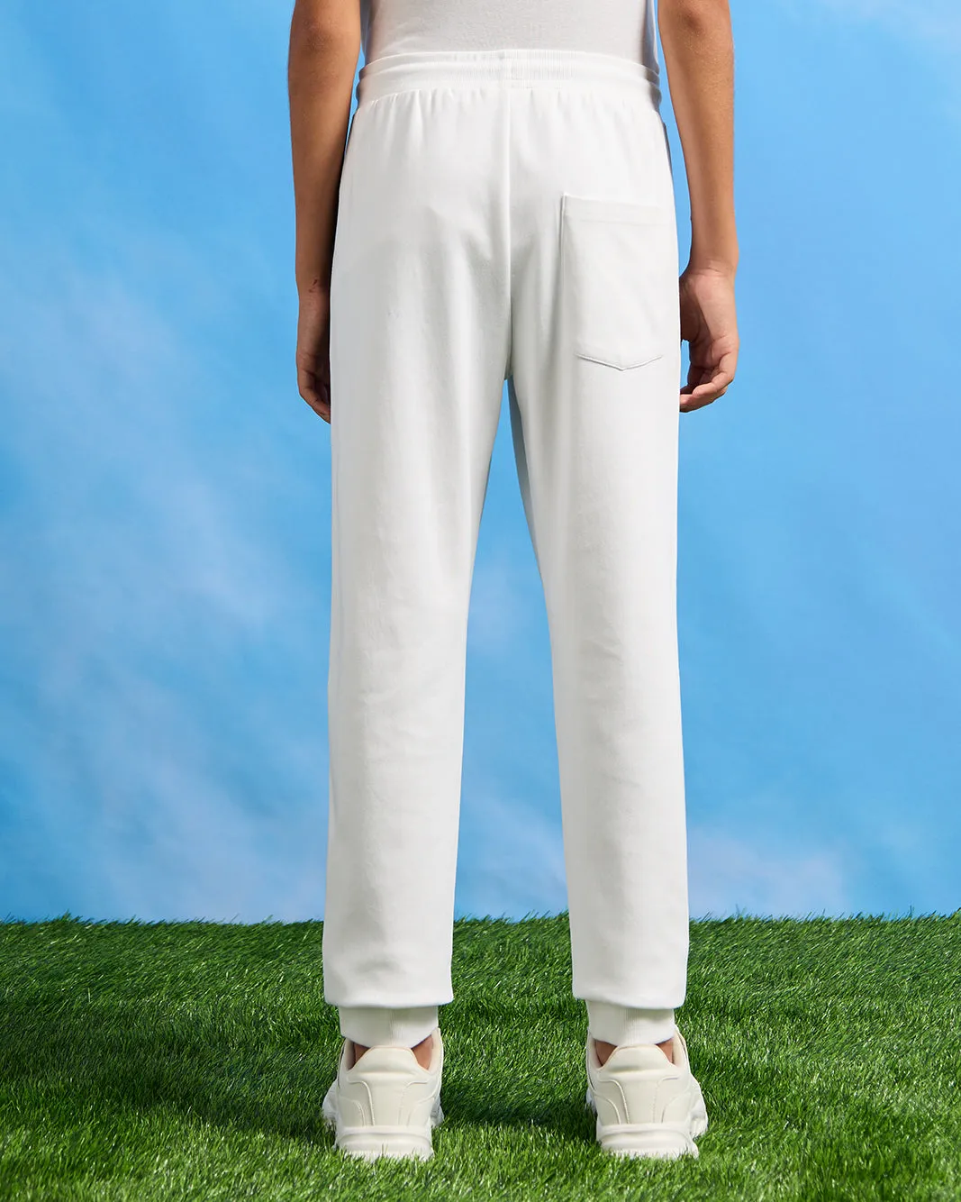 Senior Boys White PlayStation Active Pants sold by Redtag product image thumbnail 3