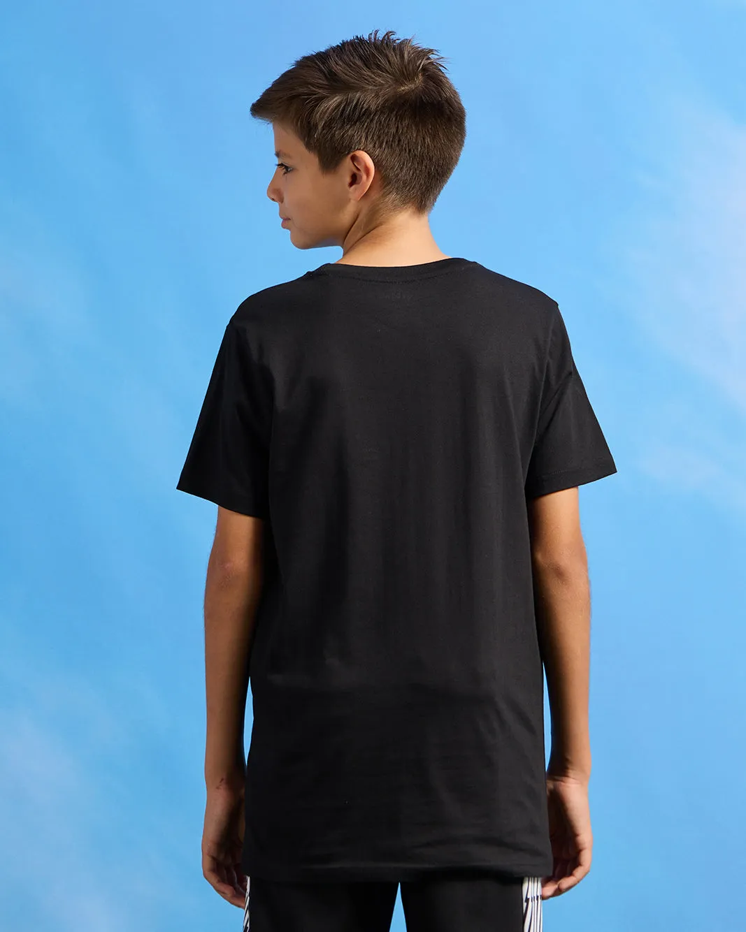 Senior Boys Black Tiger Suit Graphic T-Shirt sold by Redtag product image thumbnail 3