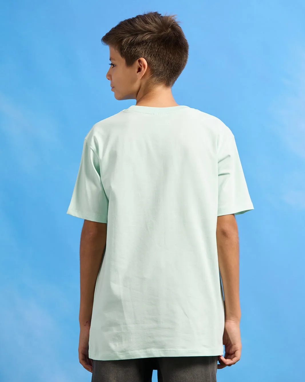 Senior Boys Mint Joker Print T-Shirt sold by Redtag product image thumbnail 3