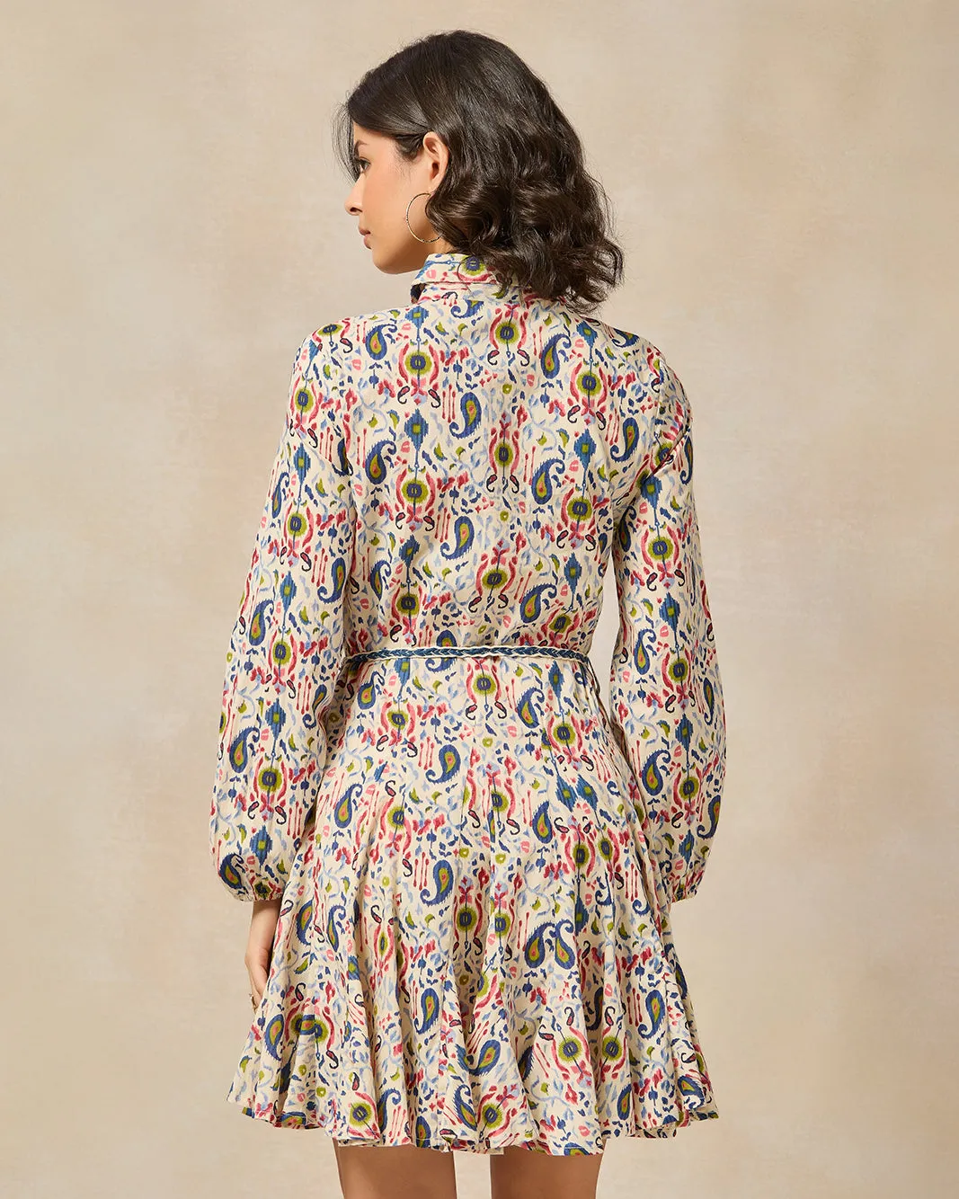 Women Multicolour Collared Dress sold by Redtag product image thumbnail 3