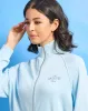 Women Blue Zip Through Active Sweatshirt sold by Redtag
