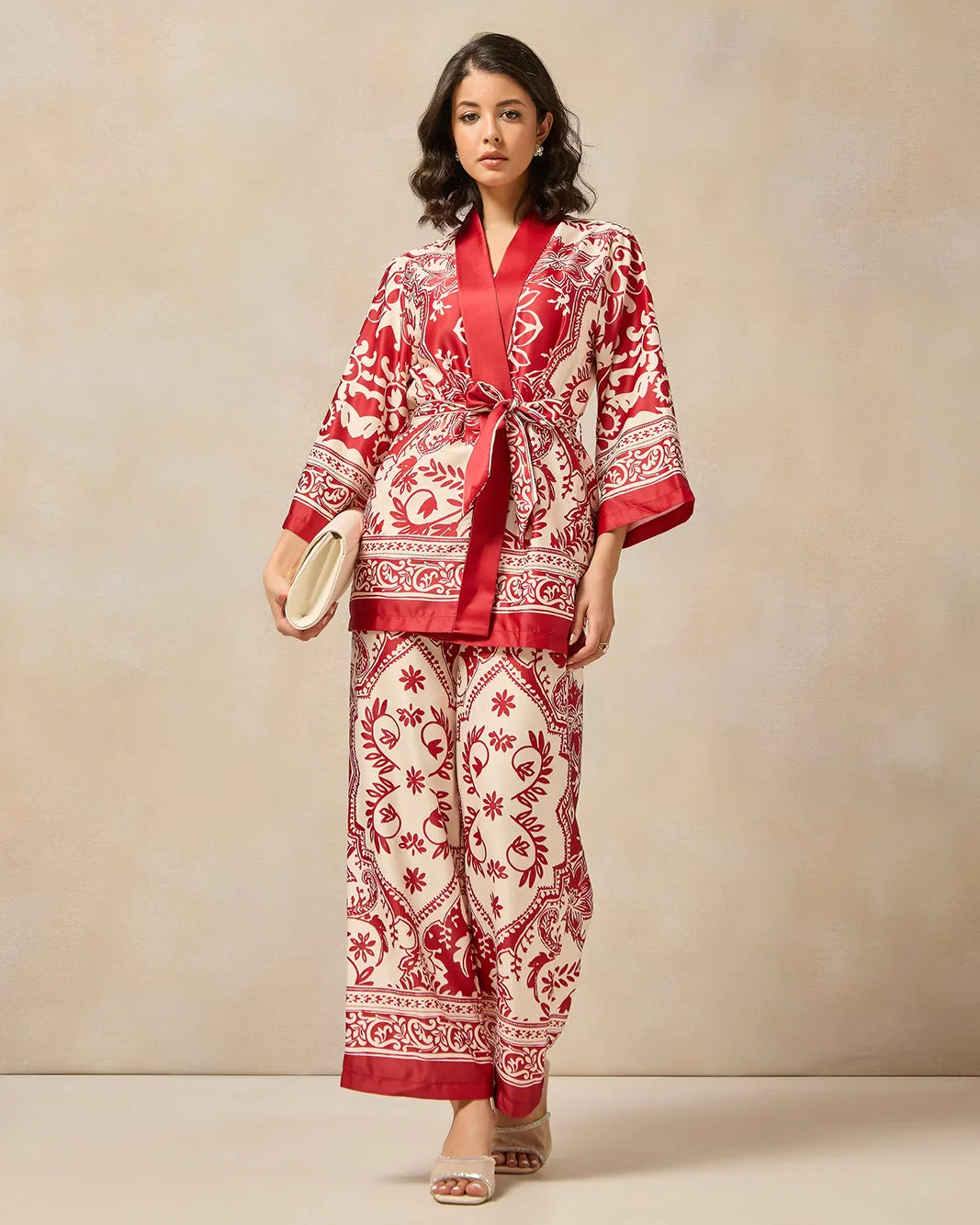 Women Red Printed Blouse sold by Redtag product image thumbnail 2