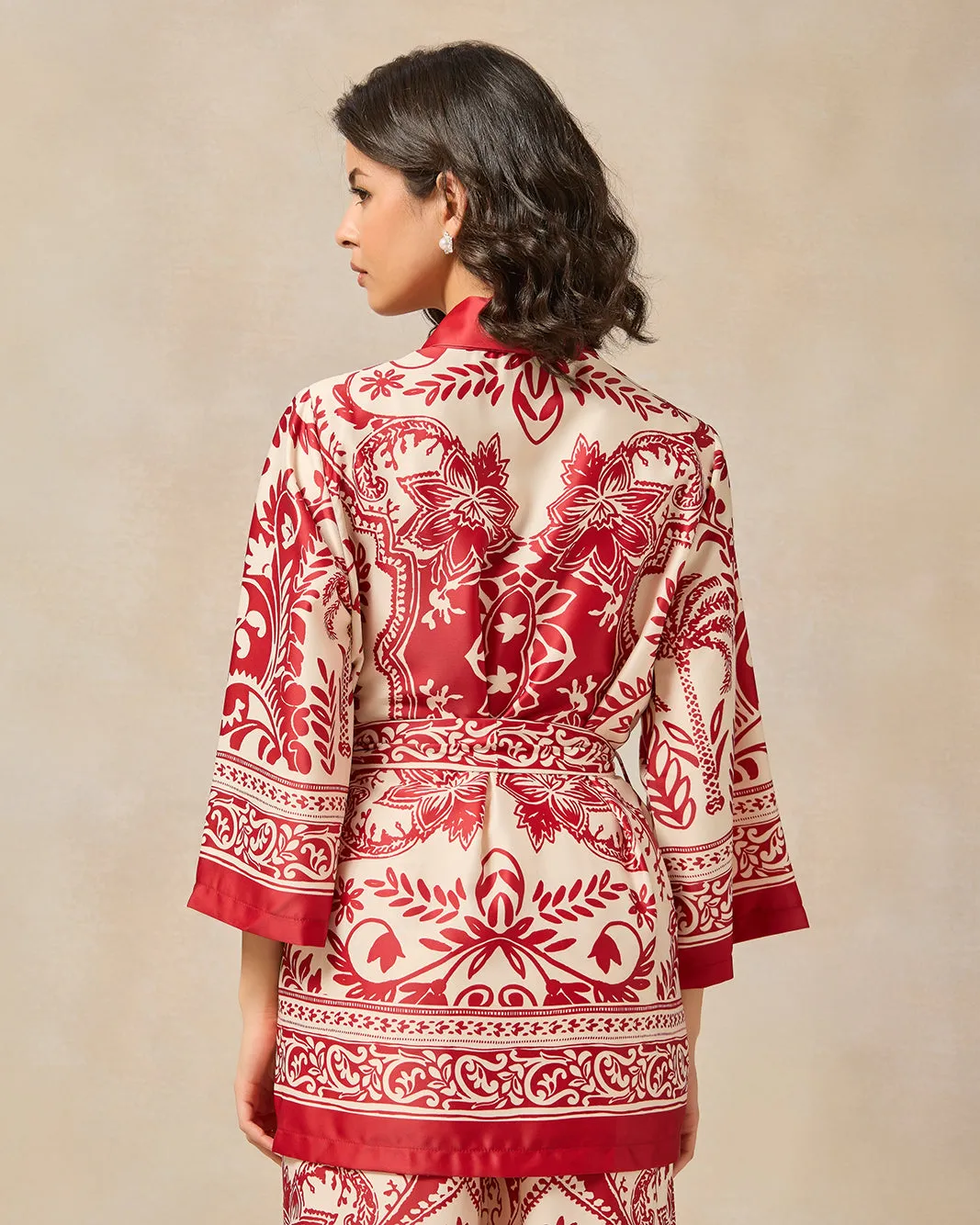 Women Red Printed Blouse sold by Redtag product image thumbnail 3