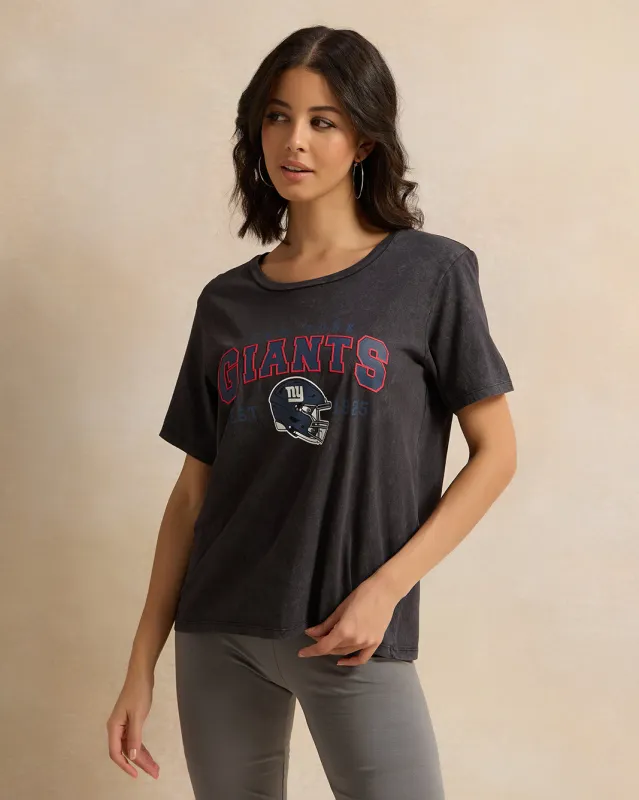 Women Charcoal Giants Printed T-Shirt sold by Redtag