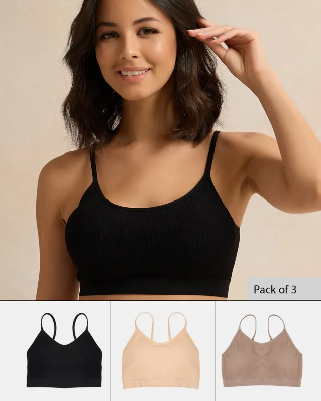 Women Assorted Comfort Bra Set (Pack of 3) sold by Redtag