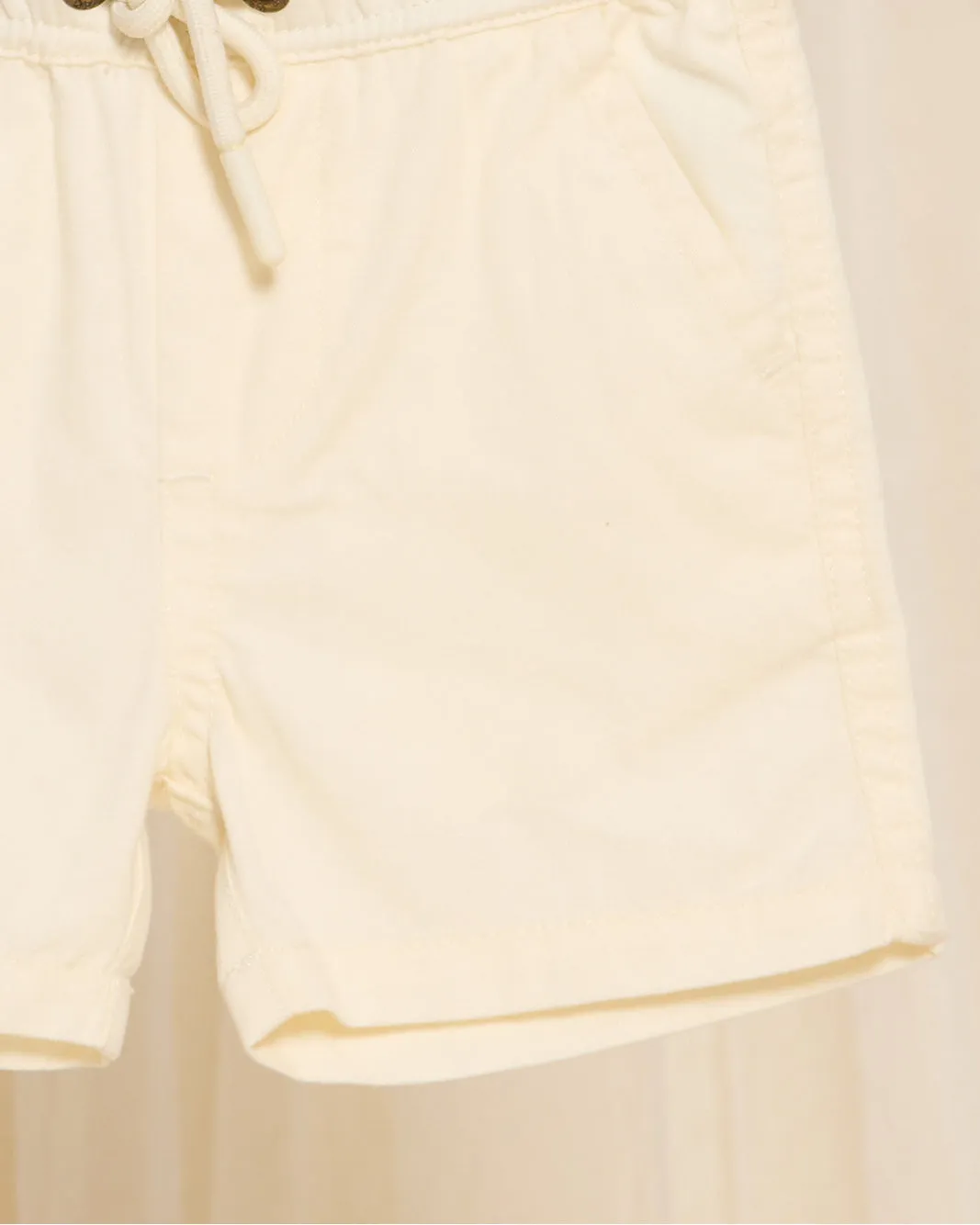 Infant Boys Cream Twill Basic Shorts sold by Redtag product image thumbnail 3