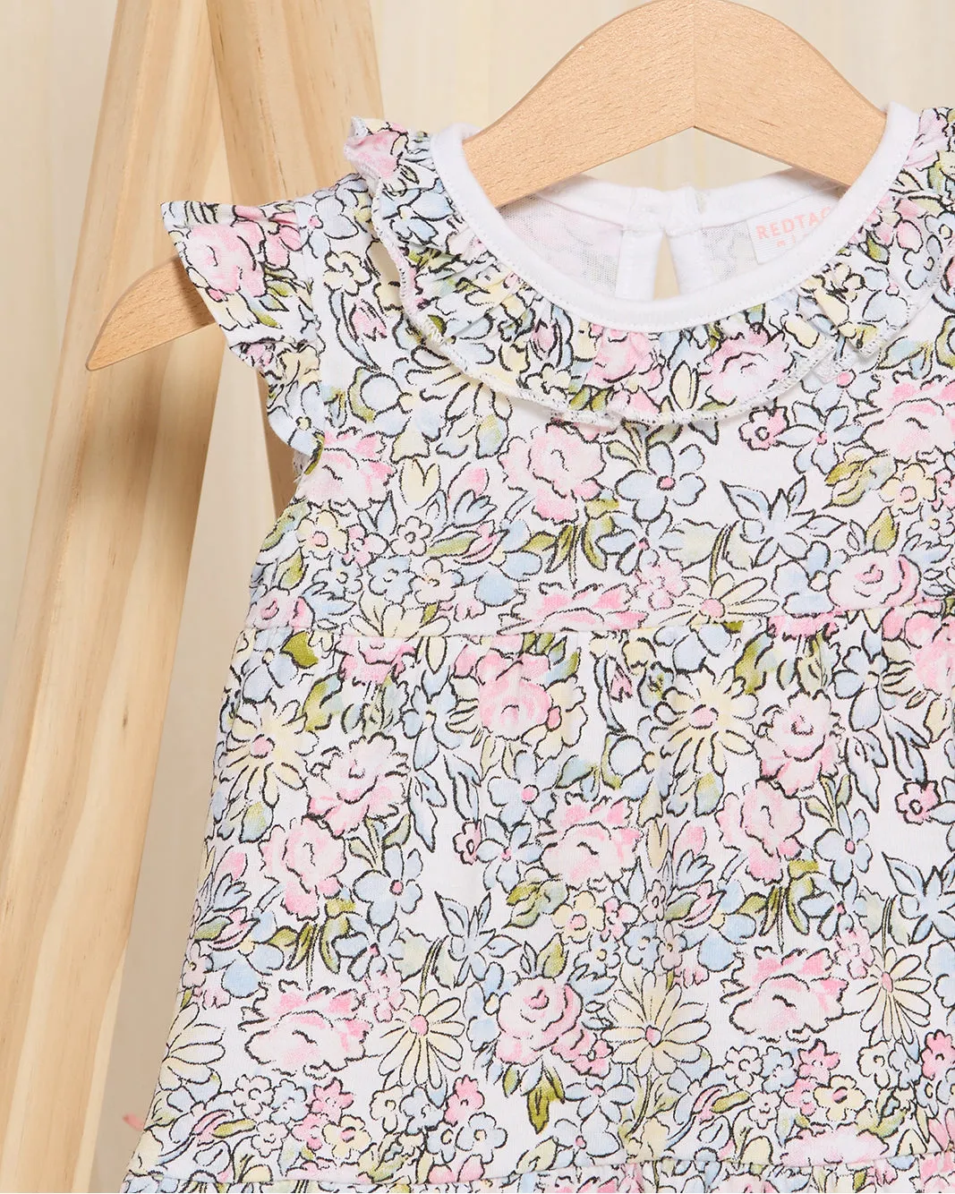 Infant Girls White Floral Dress sold by Redtag product image thumbnail 2