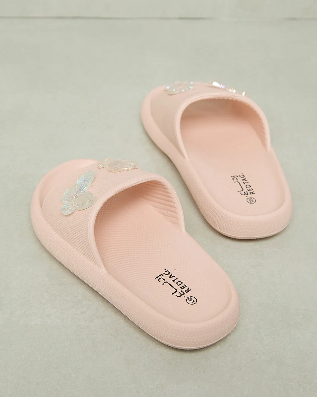Senior Girls Cream Butterfly Slide sold by Redtag product image thumbnail 4