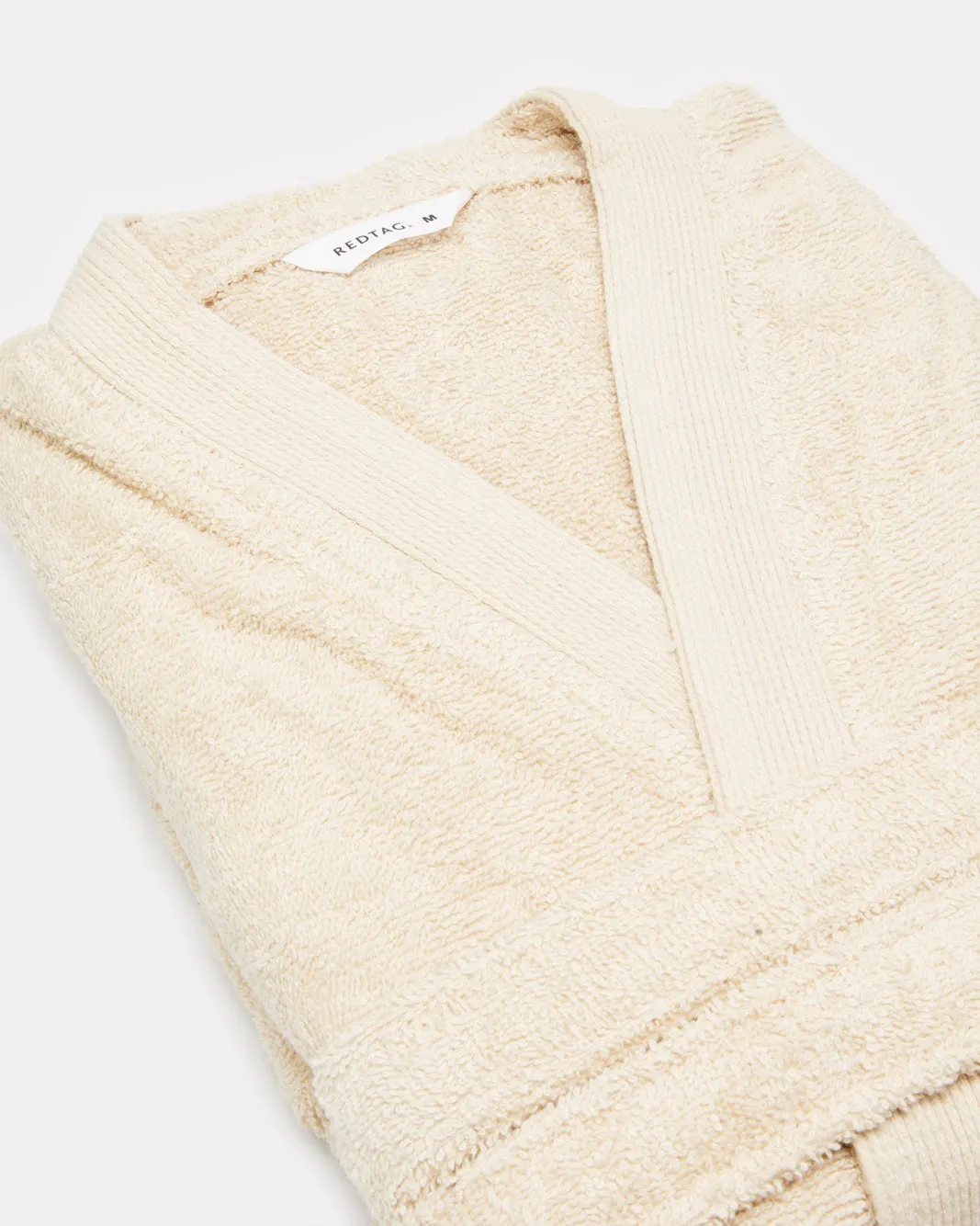 Beige Kimono Bathrobe (M) sold by Redtag product image thumbnail 3