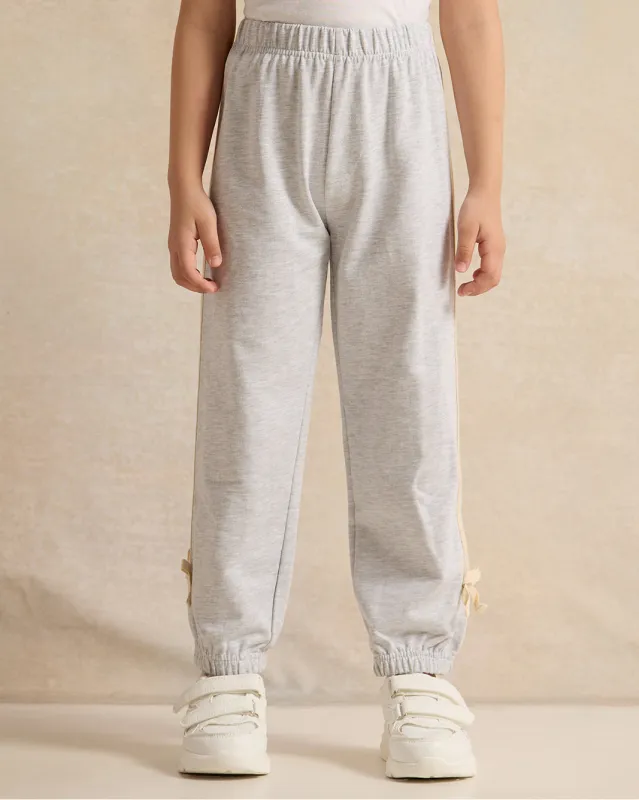 Girls Grey Embellished Track Pants sold by Redtag