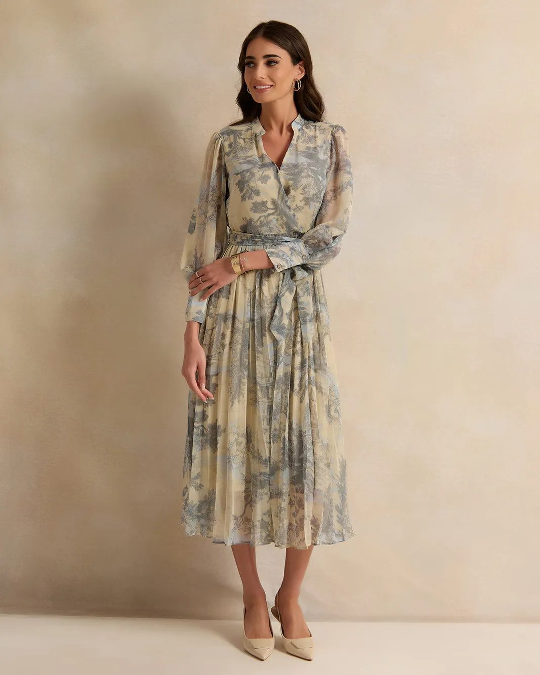Women Assorted Printed Long Sleeve Maxi Dress sold by Redtag