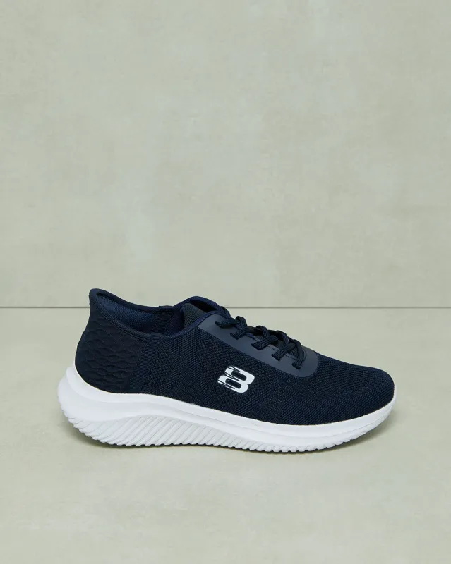 Women Navy Sport Lace Up Sneaker made by Redtag
