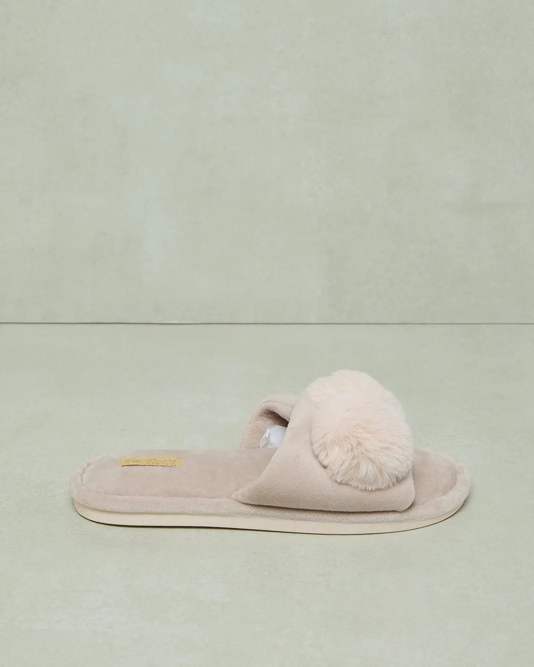 Women Beige Embellished Slipper sold by Redtag