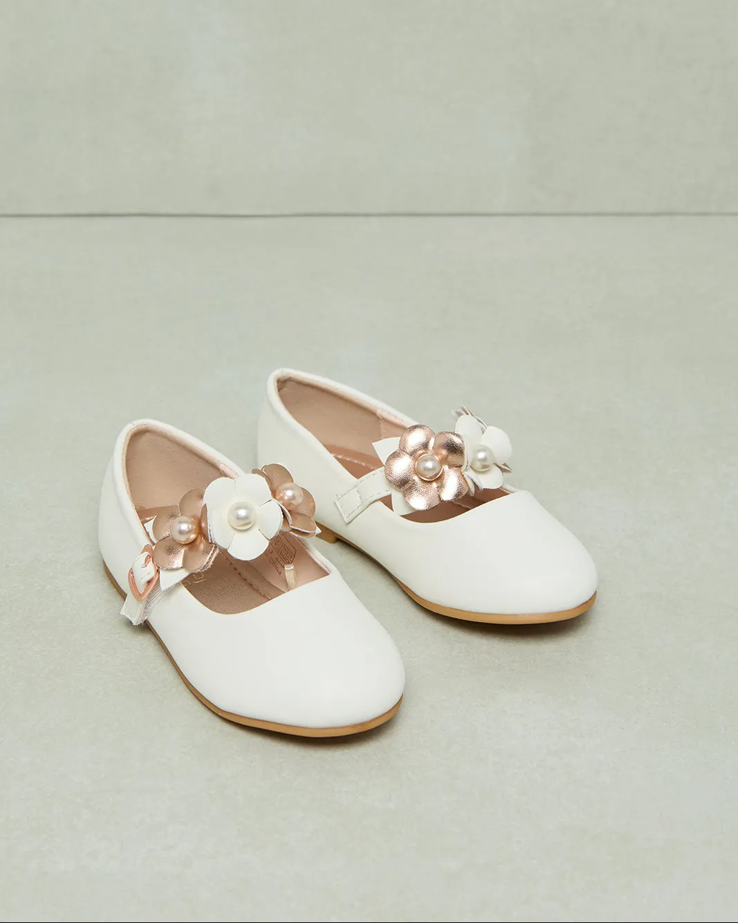 Infant Girls White Floral Ballerina sold by Redtag product image thumbnail 2