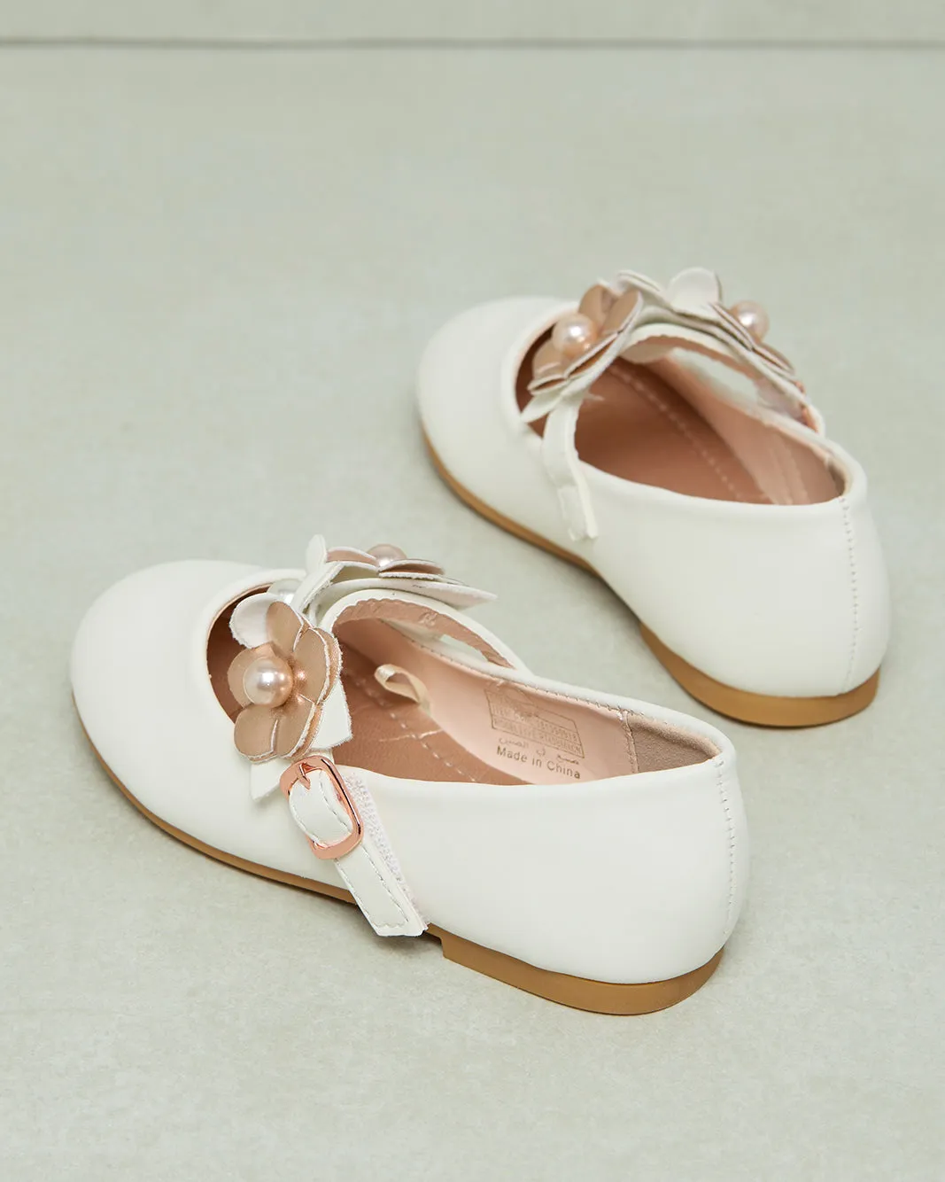 Infant Girls White Floral Ballerina sold by Redtag product image thumbnail 4