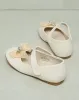 Girls Cream Pearl Bow Ballerina sold by Redtag