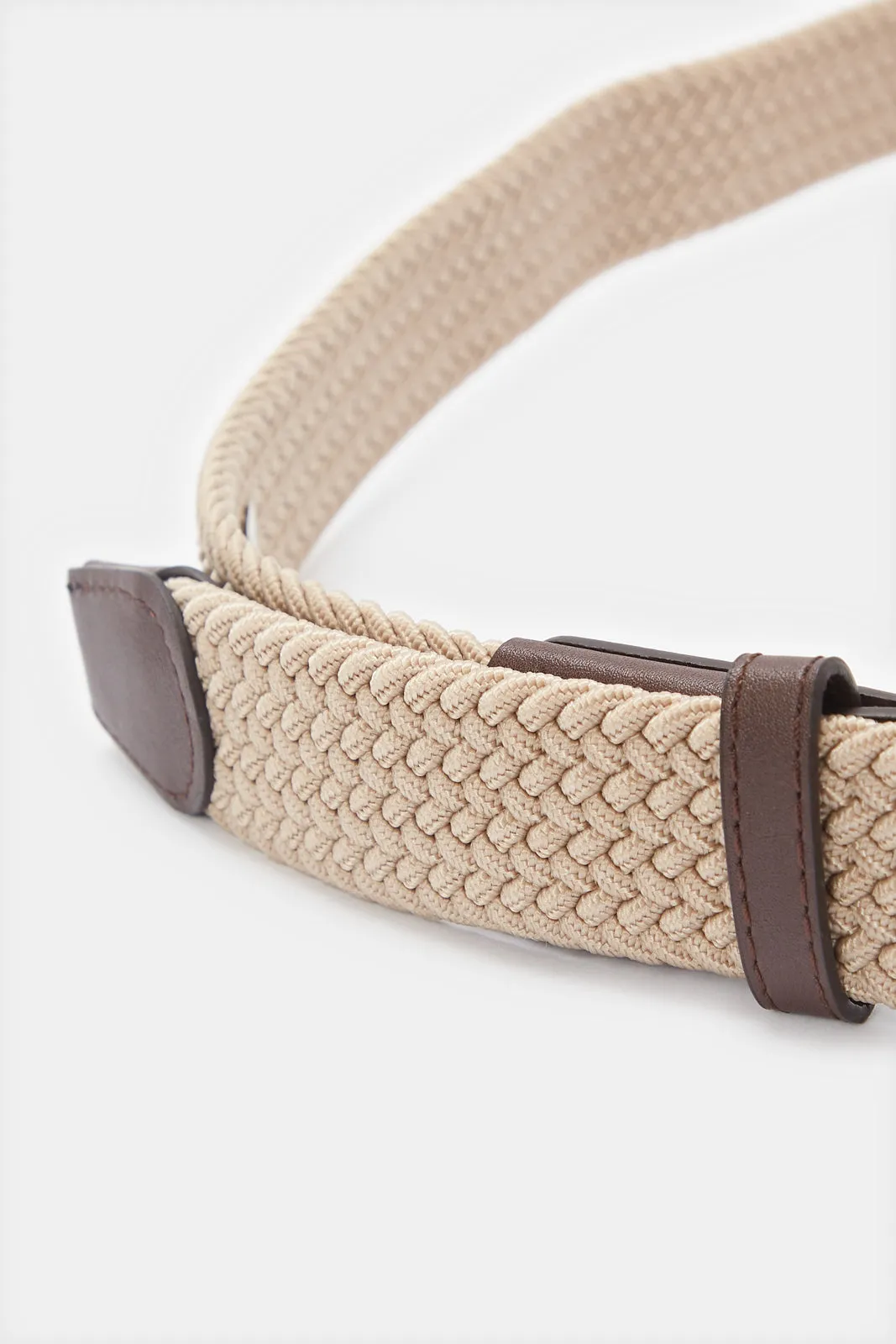 Beige Elastic Belt sold by Redtag product image thumbnail 3