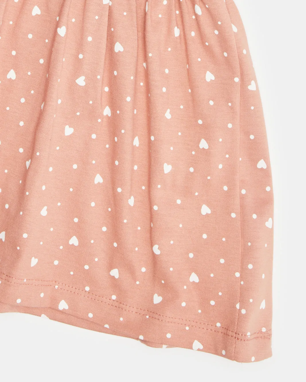 Infant Girls Pink Printed Collared Dress With Headband sold by Redtag product image thumbnail 3