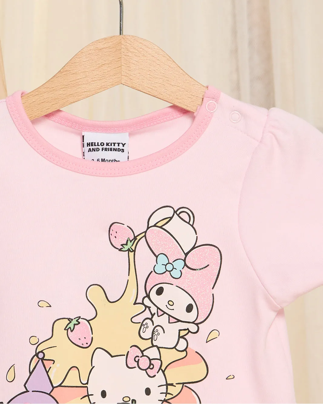 Infant Girls Pink Printed T-Shirt sold by Redtag product image thumbnail 2