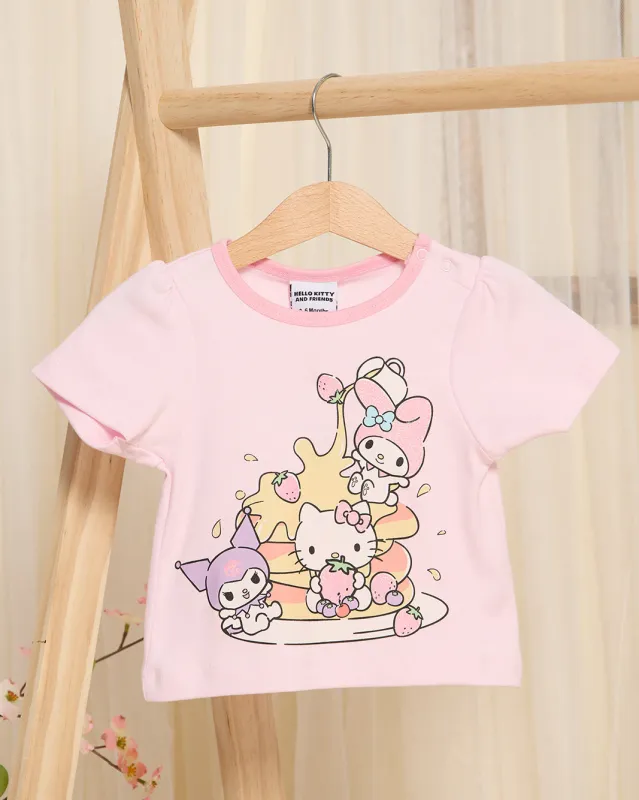 Infant Girls Pink Printed T-Shirt sold by Redtag