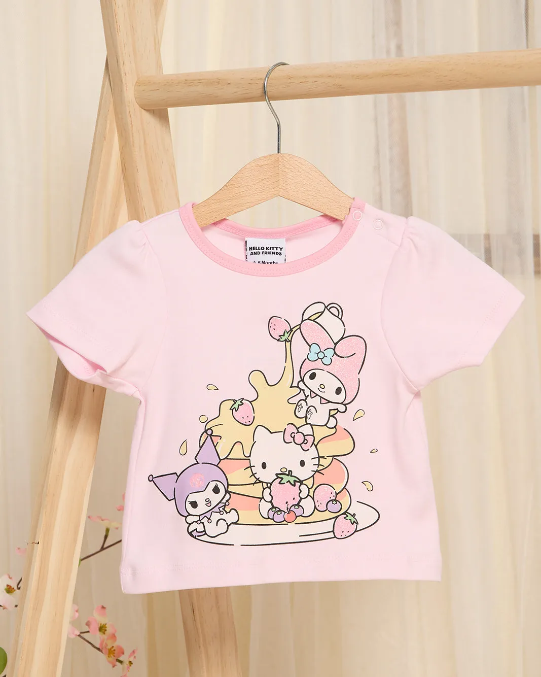Infant Girls Pink Printed T-Shirt sold by Redtag